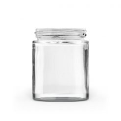 100g 50-400 Clear Glass Straight-Sided Round Jar