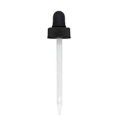 4 oz Black Glass Dropper (24-400)