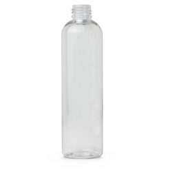 8 oz PET Clear Cosmo Bottle with 24-410 Neck Finish