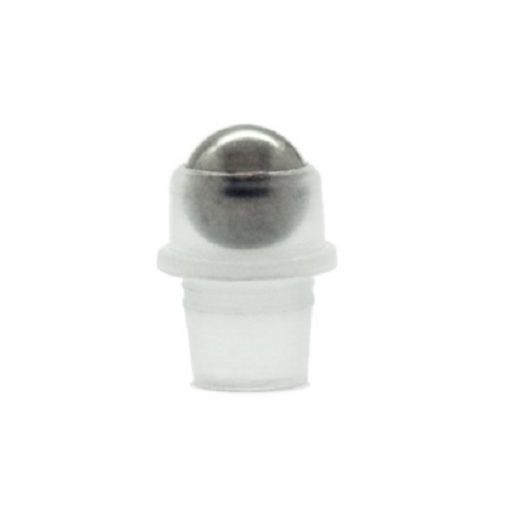 Natural Color PP Holder with Steel Roller Ball for 10 ml Glass Roll-On Bottle