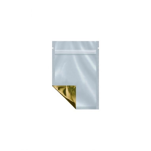 Eighth Ounce Clear/Gold Barrier Bags