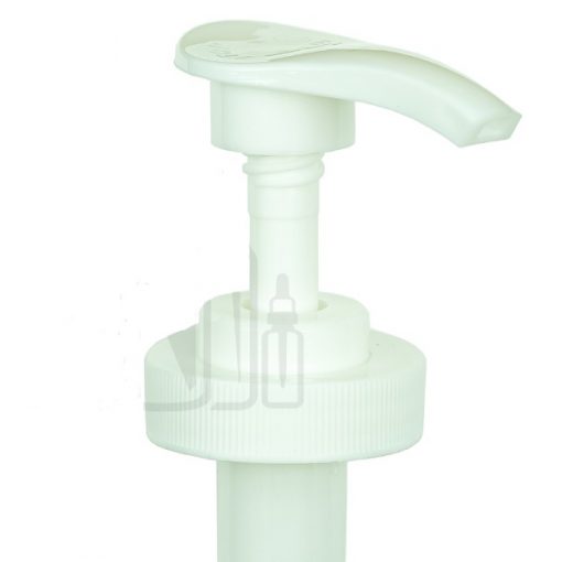 Lotion Pump - 38/400 - White - Ribbed - 280mm Dip Tube