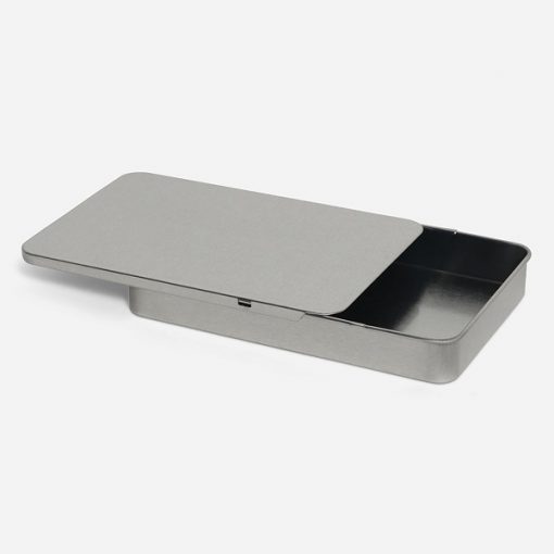 Slider Tin - Child Resistant - Silver