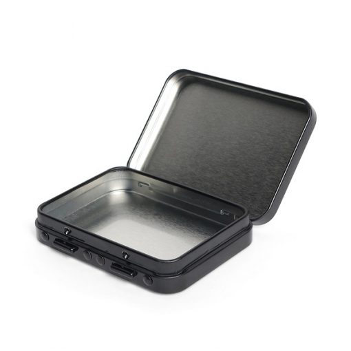 Small Pre-Roll Button Tin - Child Resistant - Black