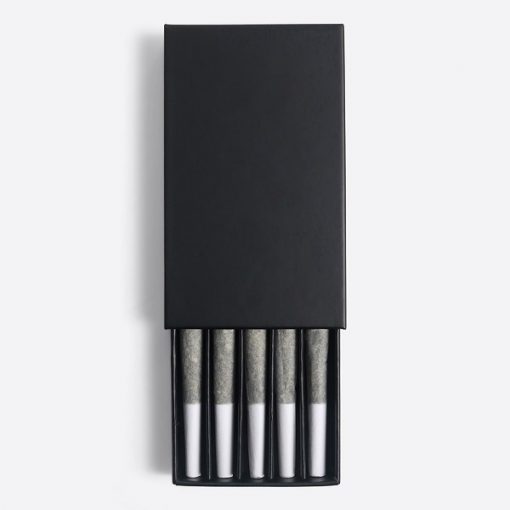 Unbranded Black Push Packs - Dividers for 5 Pre-Rolls - 98mm